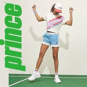 Prince Pickleball Women's Woven Mid-Rise Shorts 4.25"